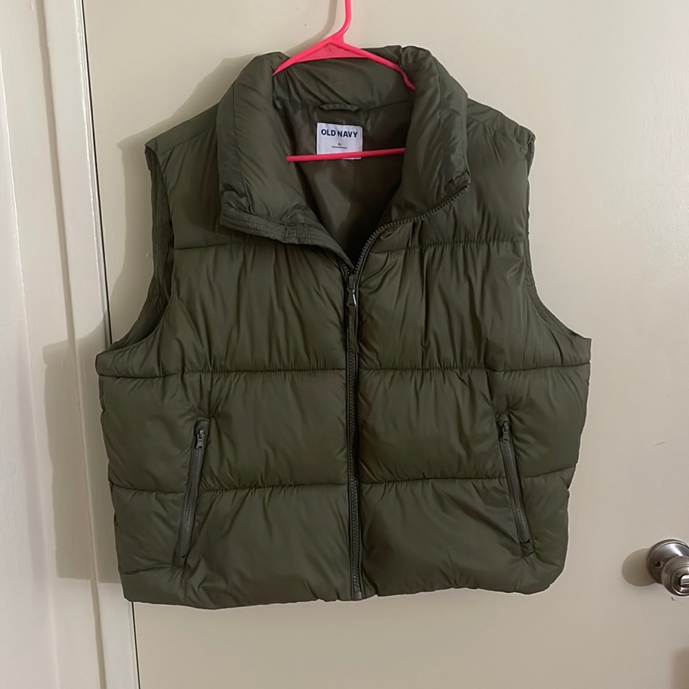 Green Bomber crop jacket